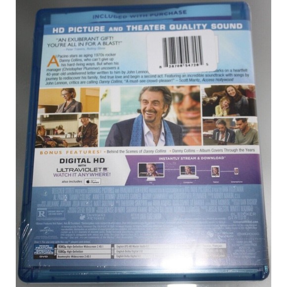 Danny Collins (Blu-ray/DVD/Digital HD (2015) Brand New/Sealed Entertainment - Picture 2 of 2